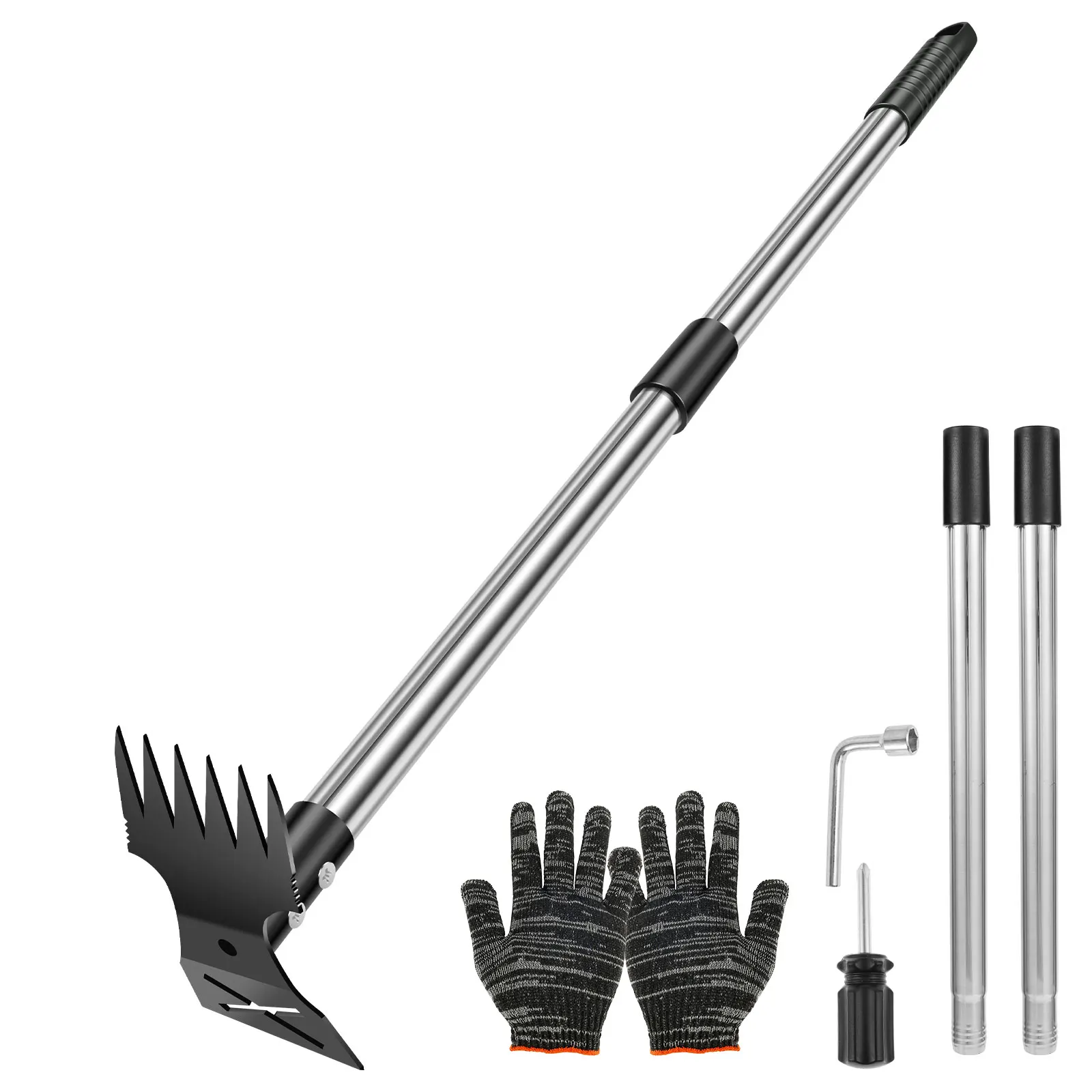 Gardening Tools To Remove Grass - Ancinho de palha de jardim, aço