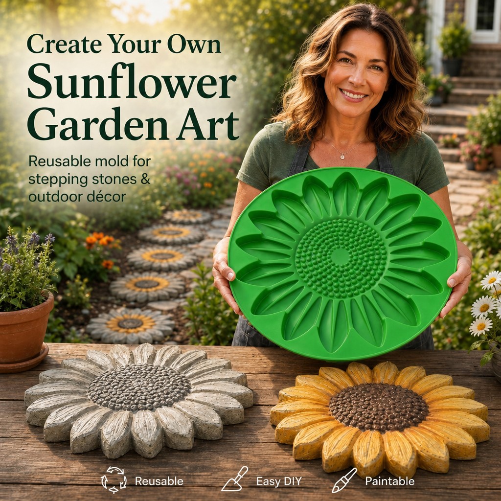 Gardening Tools Gifts - Conjunto de Moldes de Pedra para
