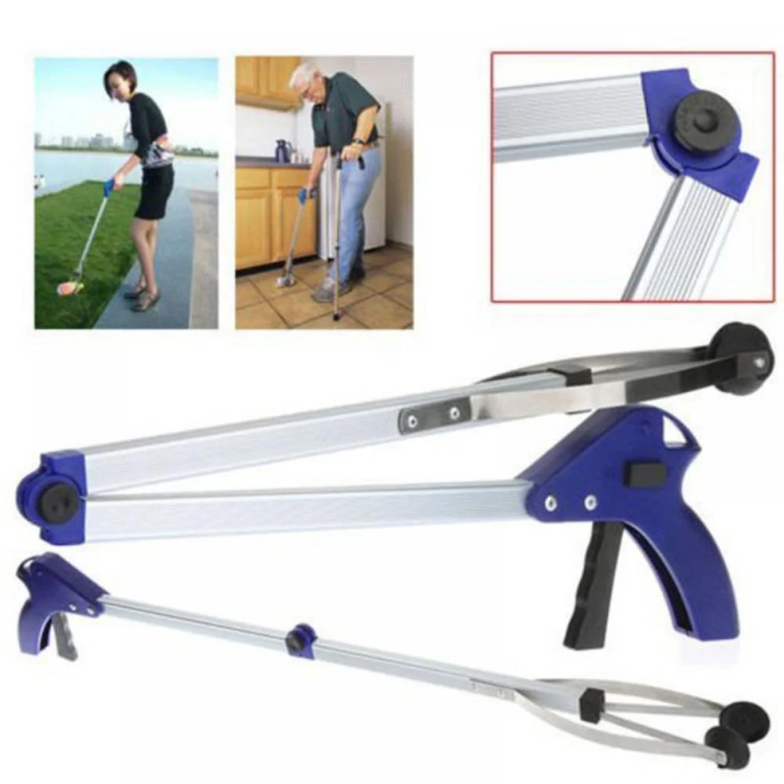 Gardening Tools For Seniors - Longo dobrável grosso liga de alumínio