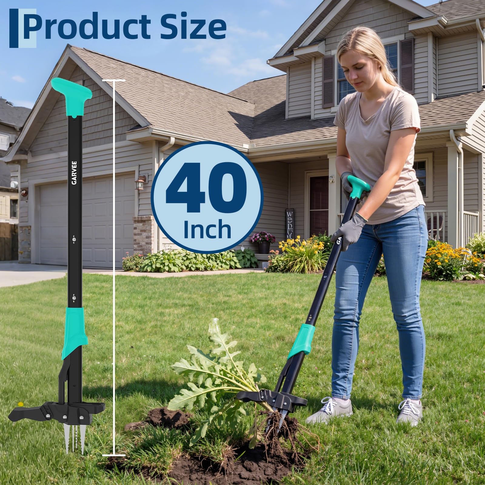 Gardening Tools Gifts - Removedor de Ervas Daninhas com Cabo