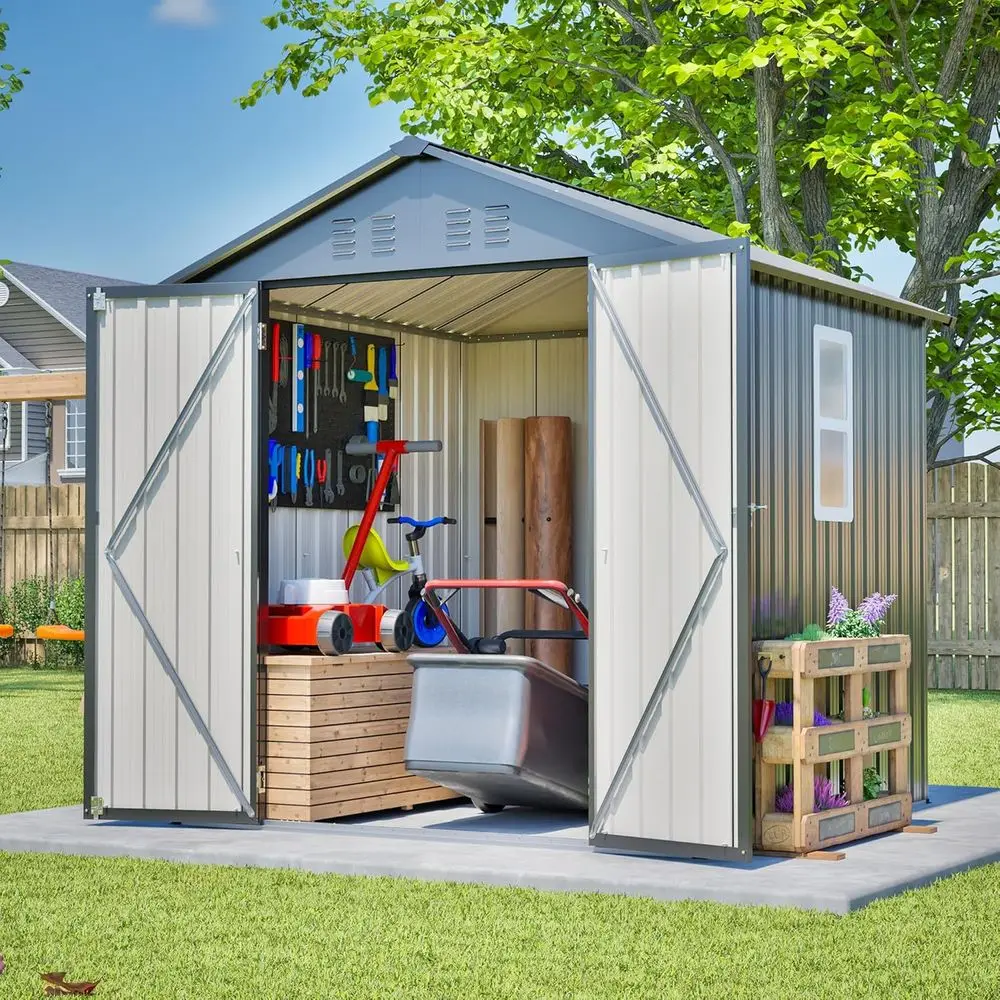 Gardening Tools Storage - Galpão de Armazenamento Externo em Aço