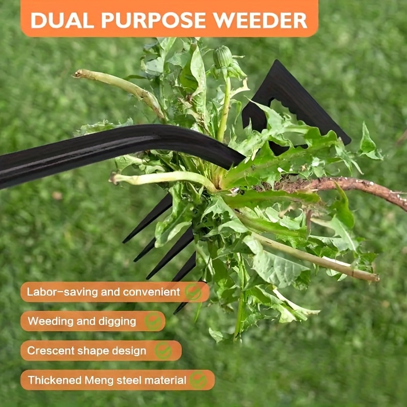 Raspador de Jardim 2 em 1 com  - Gardening Tools To Remove Grass avaliação e preço