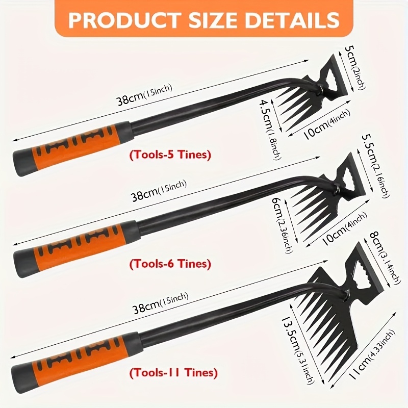 Raspador de Jardim 2 em 1 com  - Gardening Tools To Remove Grass avaliação e preço