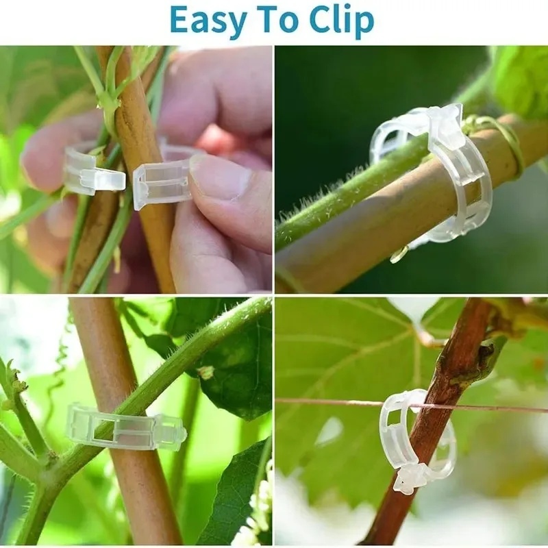 50-100 peças de clipes de plás - Gardening Tools For Vines avaliação e preço