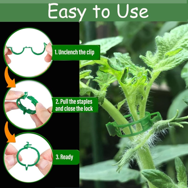 10/600 Peças Clipes de Plástic - Gardening Tools For Vines avaliação e preço