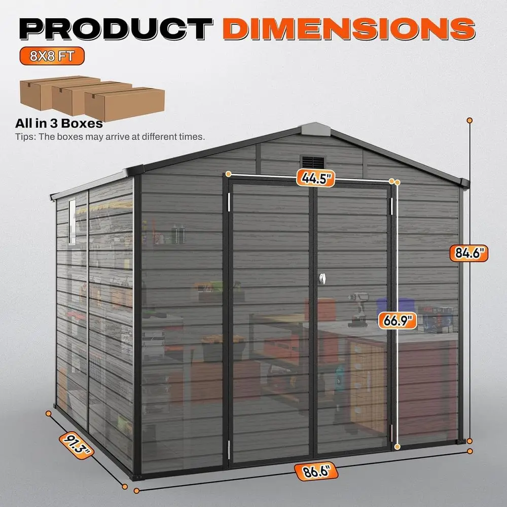 Galpão de Armazenamento Extern - Gardening Tools Storage avaliação e preço