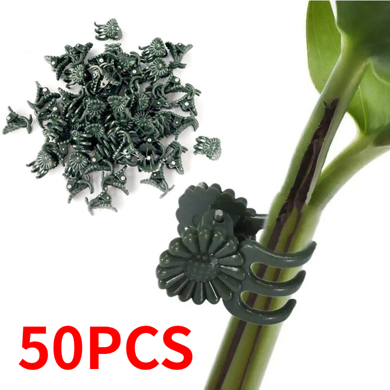 50 Peças de Clipes para Planta - Gardening Tools For Vines avaliação e preço