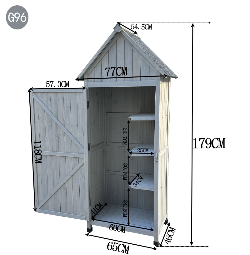 Venda Quente Armários de armaz - Gardening Tools Storage avaliação e preço
