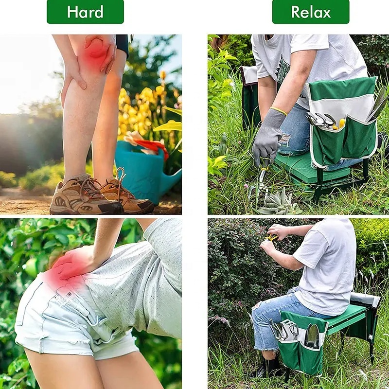 Assento e Apoio para Joelhos 2 - Gardening Tools For Seniors avaliação e preço