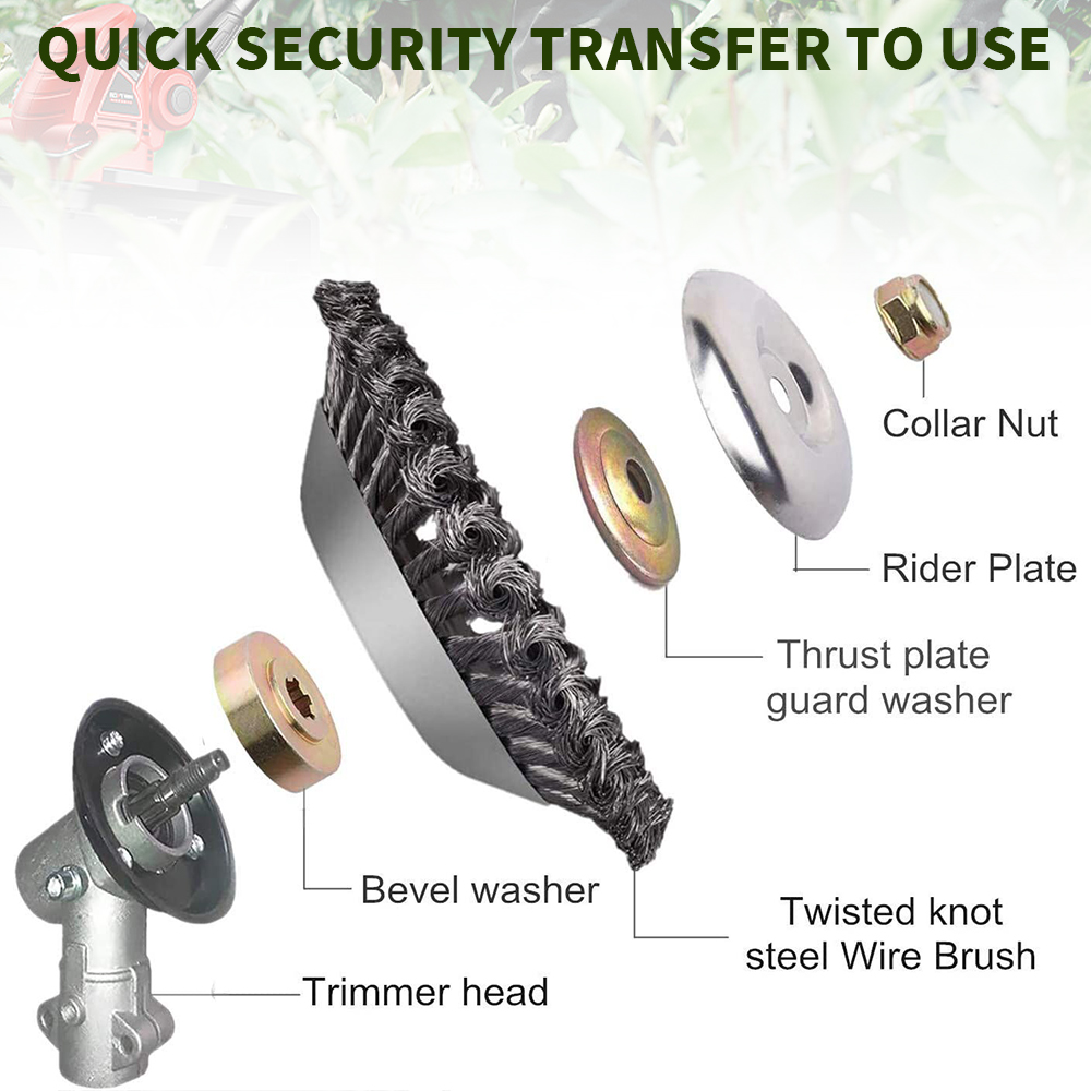 6/8 Polegada grama trimmer cab - Gardening Tools To Remove Grass avaliação e preço