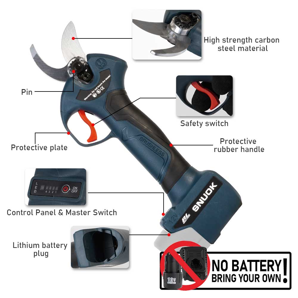 Tesoura de Poda Elétrica Sem E - Gardening Tools Gifts avaliação e preço